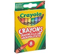 Crayola - 8 Crayons à la cire - Loisir créatif - Coloriage - papeterie - dessin - à partir de 3 ans - Jeu de dessin et coloriage