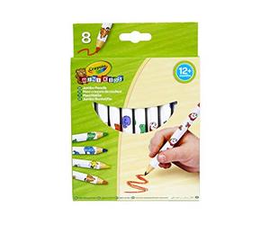 CRAYOLA - 8 "Maxi Crayons de Couleur, Mini Kids, Jeu de Dessin, dès 1 ans | 1 joueur, Crayons de gros diamÃ¨tre Mine solide et couleur vive, De gros diamÃ¨tre ces crayons de couleurs dÃ©corÃ©s