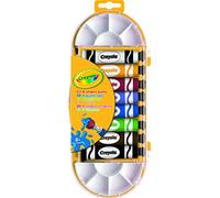 Boîte de 8 tubes de gouache lavable Crayola Multicolore G