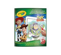 CRAYOLA - Album Coloriage avec Stickers Toy Story, 32 Pages à Colorier et 4 Planches d'Autocollants, Activité Créative pour Enfants dès 3 Ans