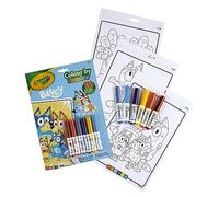 CRAYOLA - Album Colour by Numbers, Livre de Coloriage, Couleur, Kit de peinture par numéros, Bluey, 04-2776G