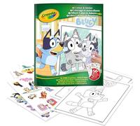 Crayola – Album de coloriage et autocollants Bluey – 32 pages, 4 feuilles – 04-2664G