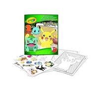 CRAYOLA - ALBUM DE COLORIAGE POKÉMON AVEC STICKERS, 32 PAGES AMUSANTES