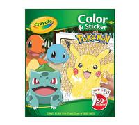 CRAYOLA - Album de Coloriage Pokémon avec Stickers, 32 Pages Amusantes et 4 Feuilles d'Autocollants, Activité Créative pour les Enfants à Partir de 3 Ans, 04-2740G