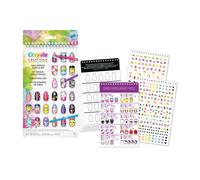 Crayola Creations, Nail Art Album, Coffret de Dessin avec Stickers | 30 pages, 2 feuilles d'autocollants, Créations, Kit de dessin de 30 pages et stickers, Un contenu riche, dès 8 ans