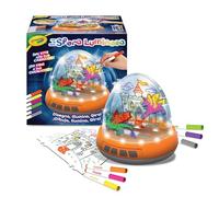 CRAYOLA - Boule lumineuse, set motorisé avec lumières et mouvement pour créer des dessins sur deux niveaux, 6 feutres gel lavables, activités créatives et cadeaux pour enfants, à partir de 6 ans, 25 à
