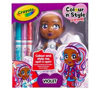 Crayola Color N Style Poupée De Coiffure Créative Violet Pour Enfants 3+