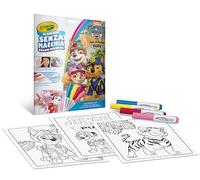 CRAYOLA - Color Wonder, Coloring Set avec 18 pages à colorier et 4 feutres sans taches, thème Paw Patrol, activité créative pour enfants, âge 3,4,5 ans, cod. 25-2909