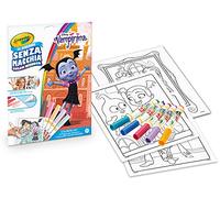 CRAYOLA- Color Wonder Coloring 18 Pages à colorier et 5 marqueurs sans Taches Disney Vampirina, 1675-2396, Multicolore, Set da 6 pezzi