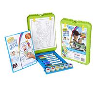 Crayola Color Wonder Travel Easel Toy Story 4 Pages with Bonus Pages, Markers and Color Wonder Paint Coloring Travel Books and Easel 61 Piece MEGA Set