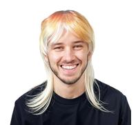 Crayola Colour-Me Perruque blanche personnalisable pour enfants et adultes | Comprend 3 marqueurs lavables et un support de perruque | Lavable, réutilisable, résistante à la chaleur pour cosplay, fête