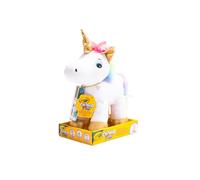 CRAYOLA - Colour Me Plush, Peluche à colorier avec 3 feutres, Sujet Licorne, activité créative et Cadeau pour Enfants, à partir de 3 Ans, 4026316