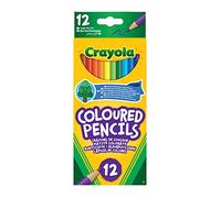 CRAYOLA Colouring Pencils - Assorted Colours (Pack of 12), A Must-Have for All Kids Arts & Crafts Sets, Ideal for Kids Aged 3+