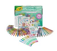 CRAYOLA - Colours of Kindess, Coffret de Coloriage, 70 pièces +, Feutres, Crayons de Cire, Crayons de Couleur, Pages à Colorier, Autocollants, Cadeau Créatif pour Enfants, à partir de 4 ans, 04-2941