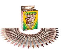 Crayola Crayons de cire Colours of the World - Pochette 24 pièces multicolore