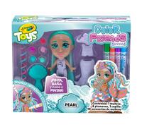 CRAYOLA- Toy Sirène Goliath Coulour N Style-Friends Pearl-Poupées à Personnaliser-A partir de 3 Ans, Simple, 920638.005, Multicolor, 1 Count (Pack of 1)