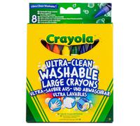 Crayola Craies Géantes Lavables Ultra Clean, Lot de 8, À Partir de 3 Ans