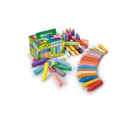CraYola Craies pour trottoir lavables 48 pièces dès 4 ans Coffret avec poignée Multicolore