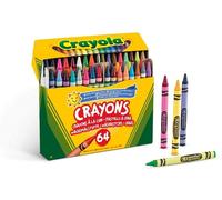 Crayola Crayons À La Cire Pour L'École Et Les Loisirs 64 Pièces