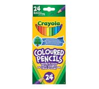 CRAYOLA - Crayons de couleur, 24 couleurs assorties, prétaillés, pour l'école et les loisirs, 3624