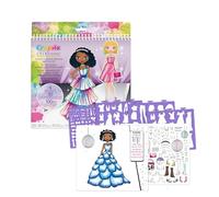 CRAYOLA Creations - Glam Fashion Super Set, Dessine ta Propre Collection de Modes, Kit de Dessin avec Pochoirs et Autocollants, Activité Créative pour Les Filles, à partir de 8 Ans, 04-1270