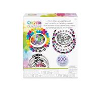 CRAYOLA Creations - Kit Crée tes bracelets Alphabet Bead - It’s My Story, activité créative et idée cadeau pour les filles à partir de 8 ans, 04-2968