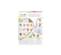CRAYOLA Creations - Kit Crée tes Bracelets Kawaii, avec 10 Breloques Émaillées, Perles Colorées et Élastique, Kit Bijoux DIY, Activité Créative et Cadeau pour Filles dès 8 Ans