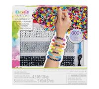 Crayola - Créations, Set Lettres et Perles, dès 8 ans | 2000 perles, Creations, La ligne dédiée aux petites filles à partir de 8 ans, Grand set de plus de 2000 perles et accessoires