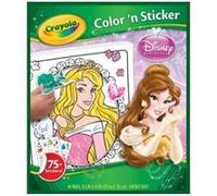 Crayola - Disney Princess - Color ‘n Sticker - Autocollants à Colorier G