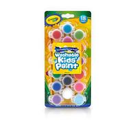 CRAYOLA Ensemble de Peinture Lavable pour Enfants et Pinceau, Fournitures de Peinture, 18 pièces