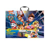 Crayola - Mallette La Pat' Patrouille, coffret créatif 128 pièces feutres & crayons, dès 3 ans