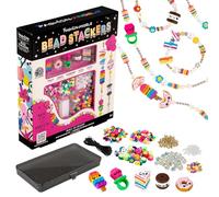 Crayola Fashion Angels - Bead Stackers, Set de Bonbons pendentifs, kit pour la création de Colliers et Bracelets, 3D charmes modulaires, activité créative pour Enfants, à partir de 8 Ans, F13237