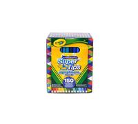 Crayola Feutres Lavables Super Pointe 18x14.8x13.5 Cm 150 Unités