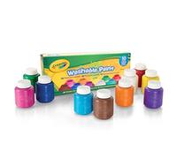 CRAYOLA - Kit de 10 Mini Pots de Peinture Lavable, 10 Couleurs Différentes - Âge Conseillé: à Partir de 3 Ans