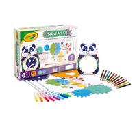 Crayola Kit de spirales et mandalas 04-2948 – Feutres lavables & crayons – Dès 5 ans
