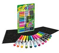 Crayola Kit recharge feutres et pochoirs à utiliser avec l’Aérograhe Color Spray Dès 7 ans 25-7495