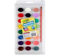 Crayola Les Lavables, Peintures À L'Eau Lavables 24 Couleurs Assorties