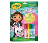 Crayola Livre D´activités De La Maison De Gabby Avec 7 Marqueurs