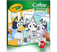 CRAYOLA Livre de coloriage + autocollants Bluey