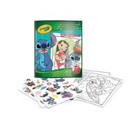 CRAYOLA, Album de coloriage avec Autocollants Lilo& Stitch, 32 Pages et 4 Feuilles d'autocollants incluses, 04-0900G