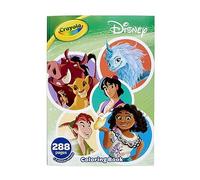Crayola - Livre de coloriage d'animation Disney avec feuilles d'autocollants, cadeau pour filles et garçons, à partir de 3 ans