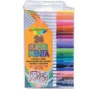 Dessin et coloriage enfant Crayola - loisir créatif - 24 feutres à dessiner