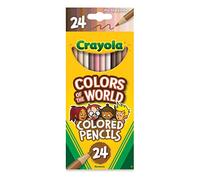 CRAYOLA - Loisirs créatifs - 24 Crayons de Couleur Colors of the World - A partir de 5 ans