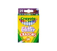 Crayola® Lot de 24 crayons à paillettes Couleurs assorties