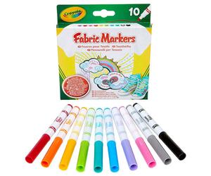 Crayola Marqueur Pour Tissu 10 Unités