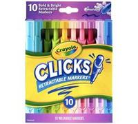 Crayola Marqueurs Clicks retractables Pastel - 10 pcs Jaune