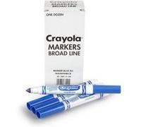 Crayola Marqueurs en vrac lavables, 12 unités, bleu Bleu G