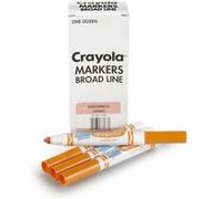 Crayola Marqueurs en vrac lavables, 12 unités, orange Orange G