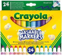 Crayola - marqueurs lavables lignes larges 24x