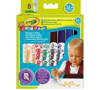 Crayola 8 Washable Markers Multicolore